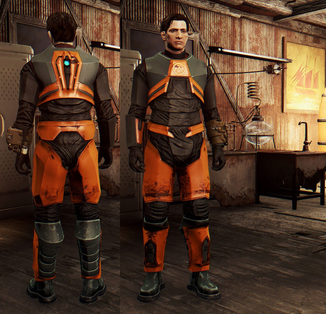 Bazoongas Workshop :: HEV Suit Mark V male outfit. #Private armor mod...