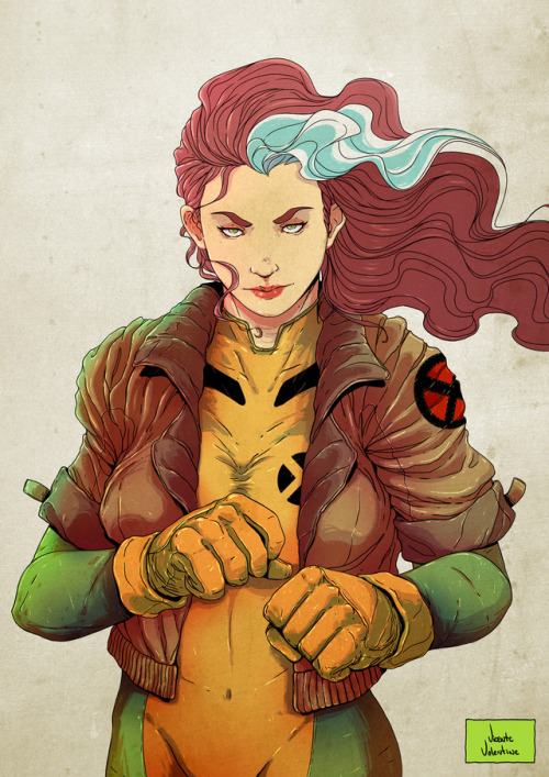 league-of-extraordinarycomics:Rogue by Vicente Valentine