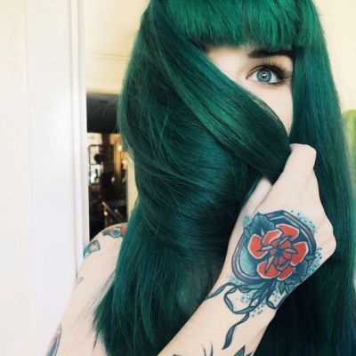 Teal Turquoise Hair Tumblr