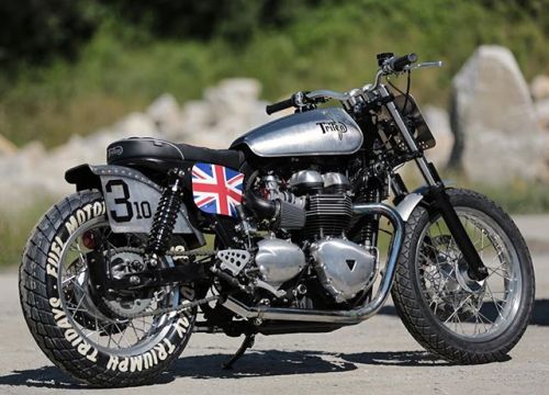 bikebound:On BikeBound.com: Speedway-inspired Triumph “Triten”...