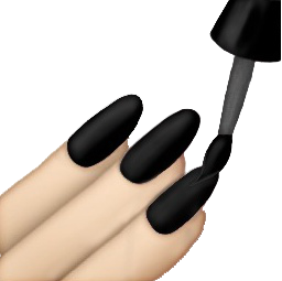 black nail emoji | Tumblr