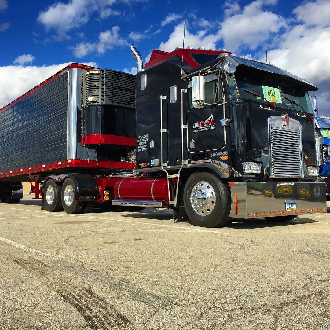 Semitrckn — Coe Kenworth Custom K100 With Matchin Reefer