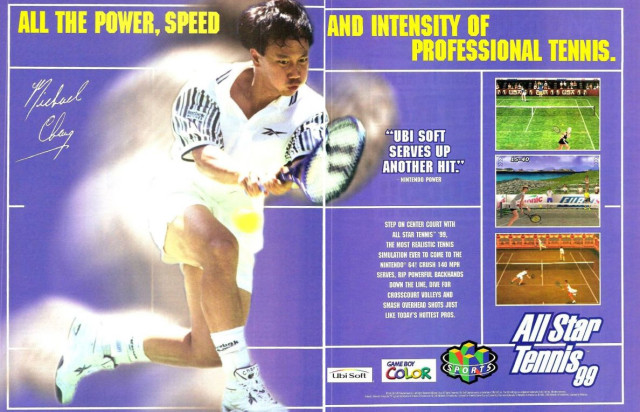 Video Game Print Ads — 'All Star Tennis '99′ [N64 / GBC ...