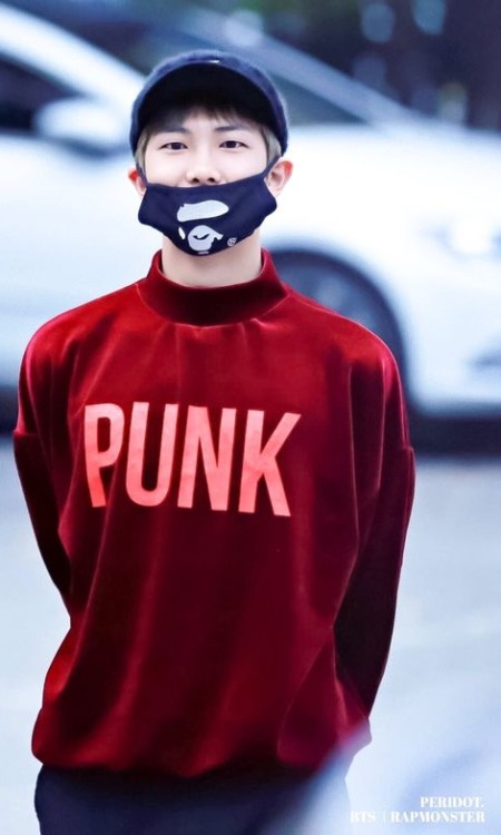 jungkookandyugyeomwhores:BTS AppreciationRap Monster In Red-...