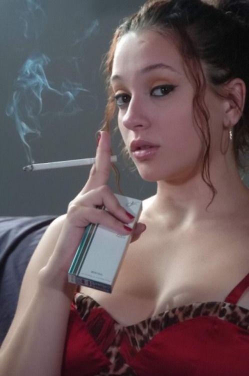 Beautiful women smoking