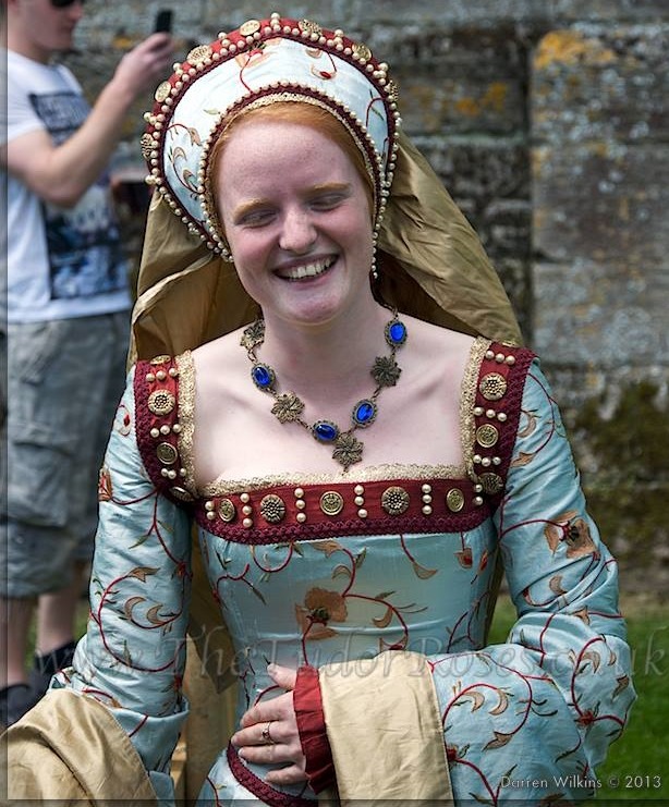 Blue/Floral Tudor Gown | Tudor Costume