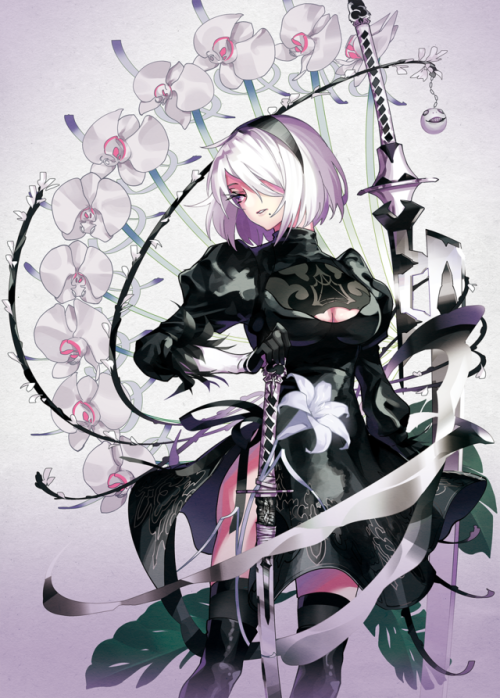 thetangles:★ 鶴亀| 1 * 2 ☆⊳2b and 9s (nier: automatas)✔...