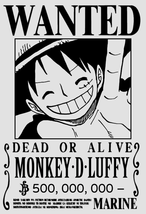 One Piece Wallpaper One Piece Wanted Posters Black And White