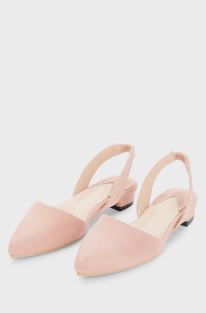 lexie pointed toe slingback flat