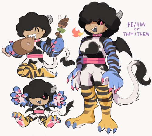 ginsengandhoney:a new monstersona for fun, he’s a chimera or...