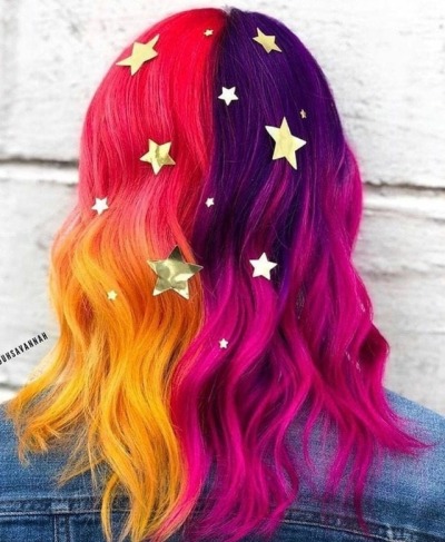 Rainbow Hair Tumblr