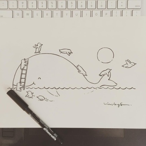 ilovedoodle:Friends are like whaley that help you fly. #sliding...