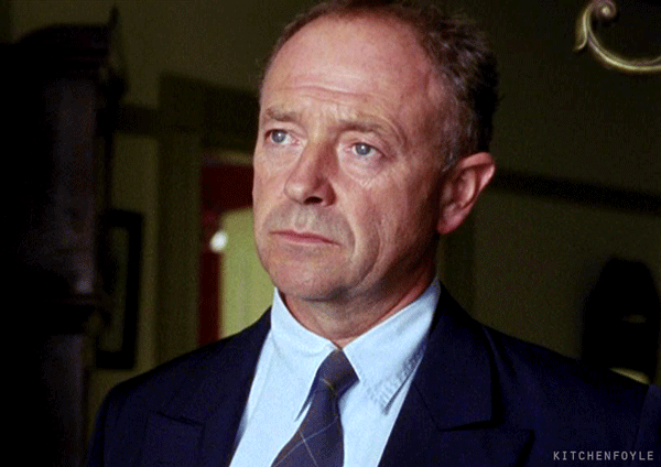 Foyle's War: The Funk Hole: Michael Kitchen: polite smile
