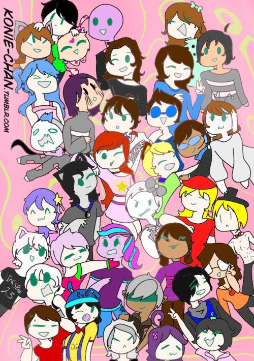 konie-chan:DONE! Here is the friends pic. I am finally done...