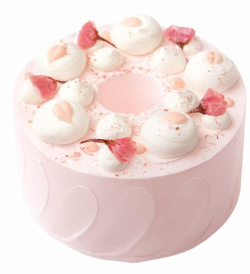 petitcho:sakura chiffon cake