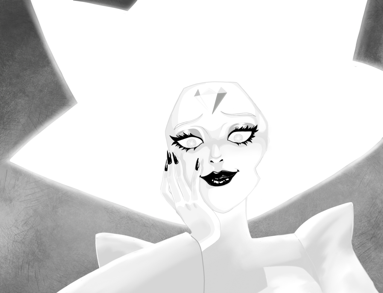 White Diamond Redraw I finally got around to finishing up since some ice and snow got a lot of my classes canceled today.