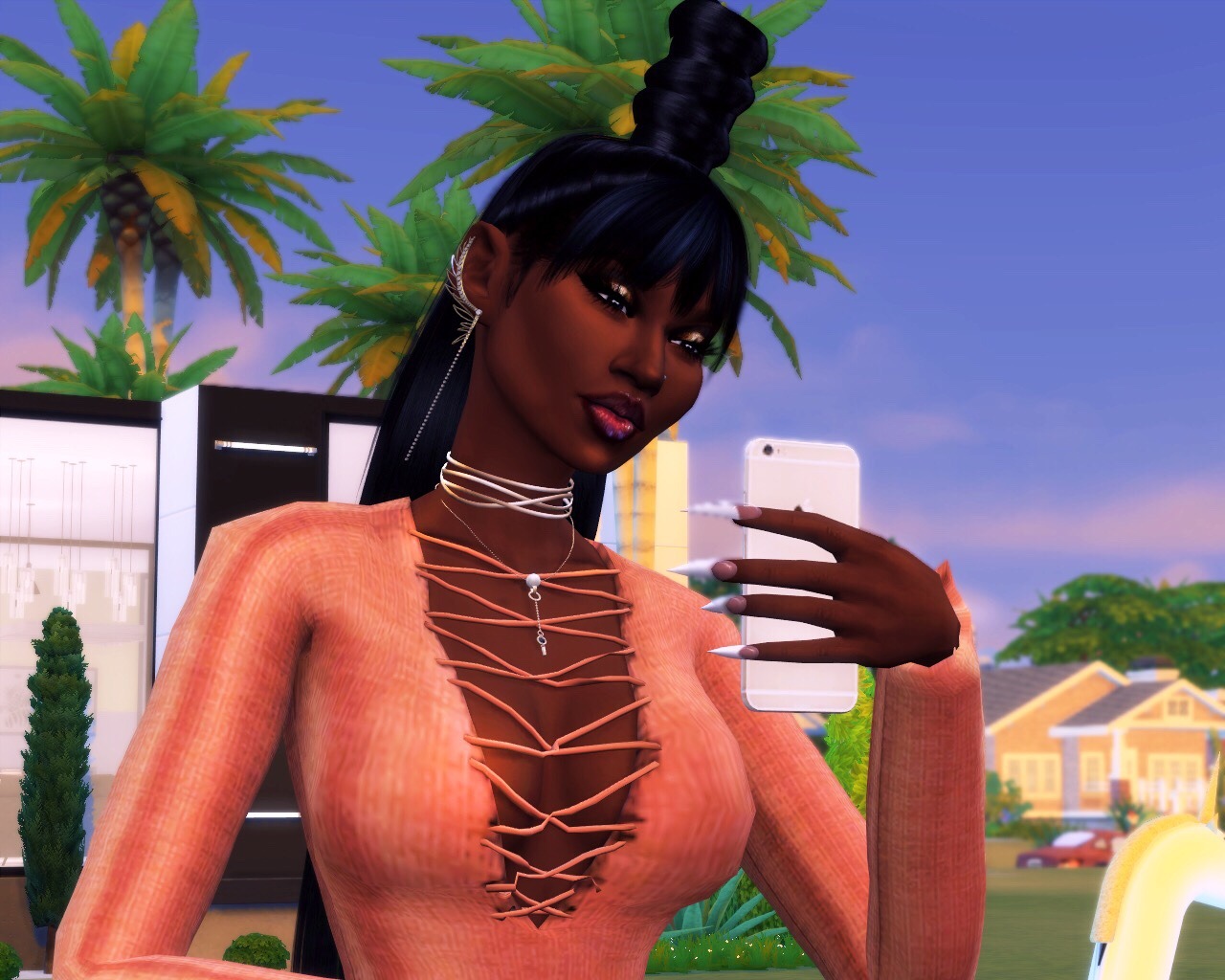 the sims 3 tumblr cc black child