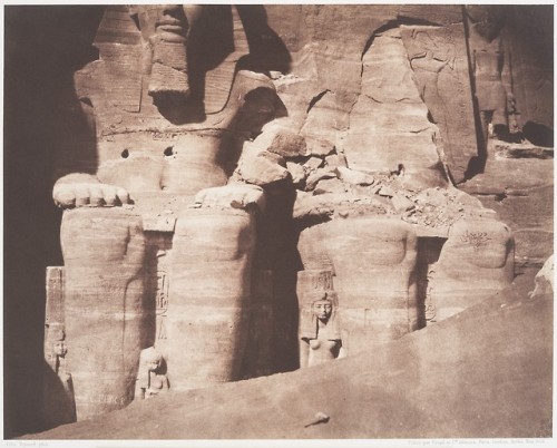 met-photos:Abo-Sembil, Grand Spéos, Statues Colossales vues de...