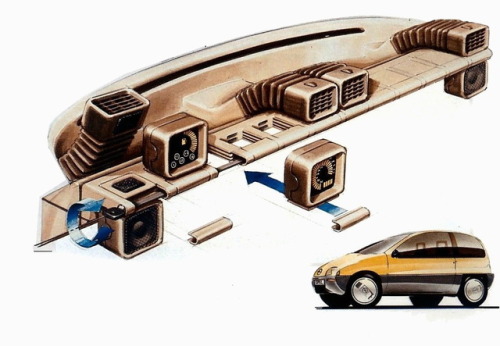 1983 Opel Junior concept. A modular system would let you...