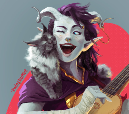 wingbuffet:realizing I get commissioned for a lotta tieflings,...