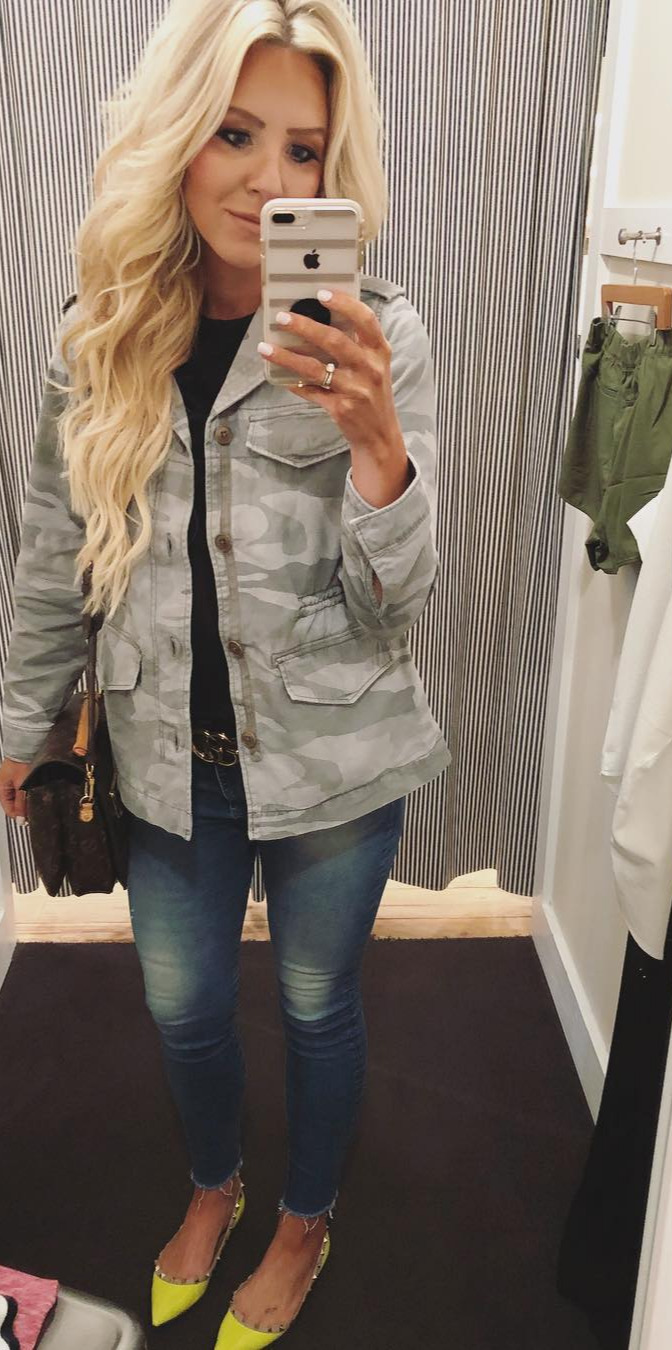 50+ Cozy Outfit Ideas You Need - #Fashion, #Styles, #Outfitideas, #Fashionista, #Street My favorite camo jacket is on sale for only $48.00 Can yabelieve that?!?! Shop my look here OR by following me on the  App  