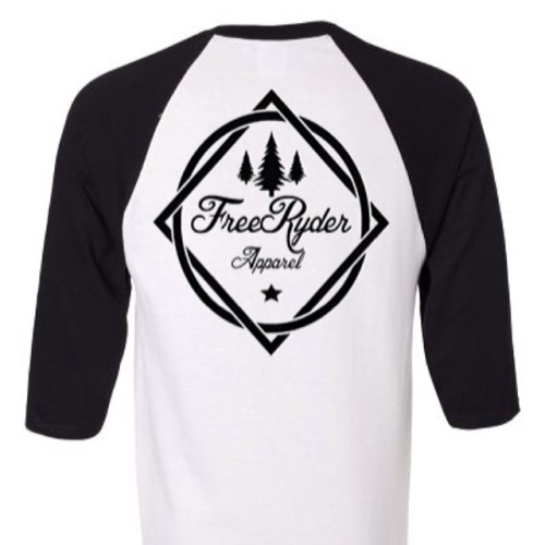 This is the back view of the new FreeRyder baseball tees that...