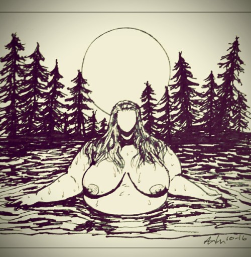 Inktober day 13
“Lady of the Lake”