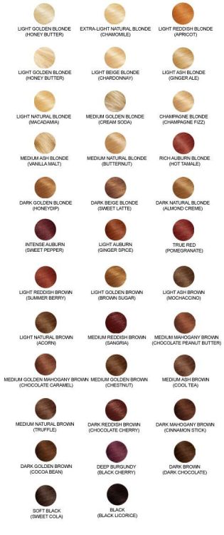 hair color reference tumblr