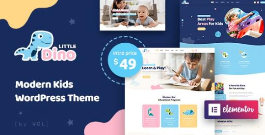 Littledino v1.0.1 – Modern Kids WordPress Theme Nulled