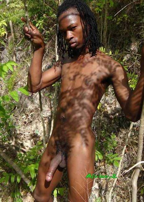 Nude black men having sex