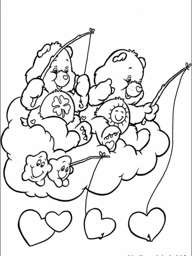 Care Bears Oopsy Bear Coloring Coloring Pages