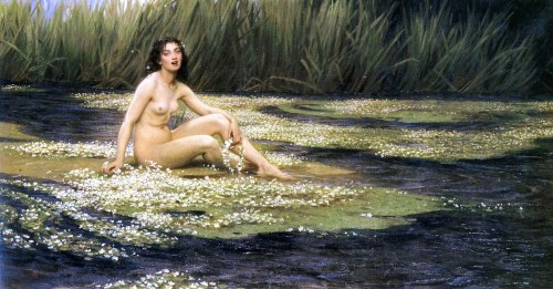 sakrogoat:Herbert James Draper - The Water Nymph