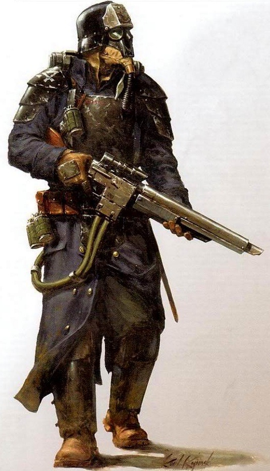 The art of Warhammer 40.000 — Death Korps of Krieg Grenadier.