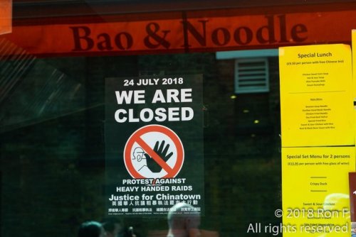 antifainternational:LONDON REPORTBACK!  London’s Chinatown shut...