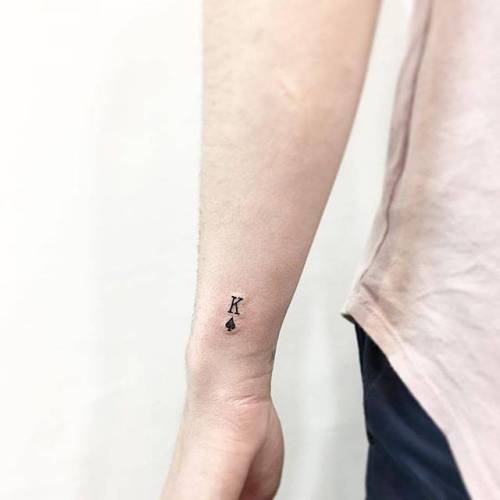 King K letter tattoo with king crown Neck tattoo  Neck tattoo Tattoo  lettering King tattoos
