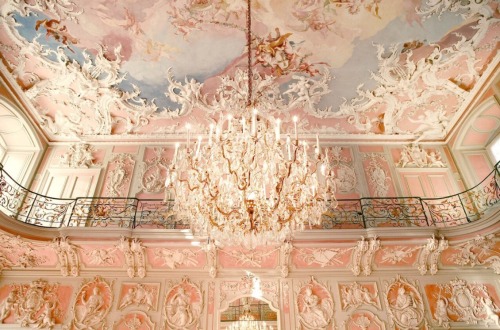 day-and-moonlightdreaming:Ceilings in pastel from the 18th...