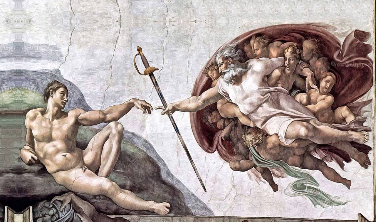 Сюжет это в искусстве. Микеланджело Буонарроти. «Сотворение Адама» (1511). Микеланджело, «Сотворение Адама», 1508–1512. Сотворение Евы Микеланджело картина. Библейский сюжет Сотворение Адама.