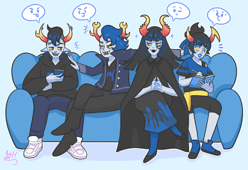 masked-hybrid:So can Cerulean family be a thing? (click on it...