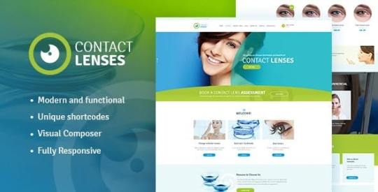 Contact Lenses Store & Vision Therapy Clinic Doctor v1.2 – WordPress Theme Nulled