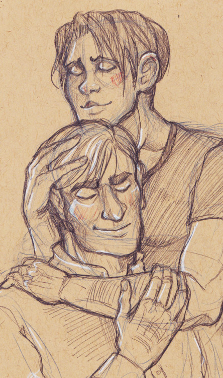 ackbang:more of those leland and eric feels (from marooned)