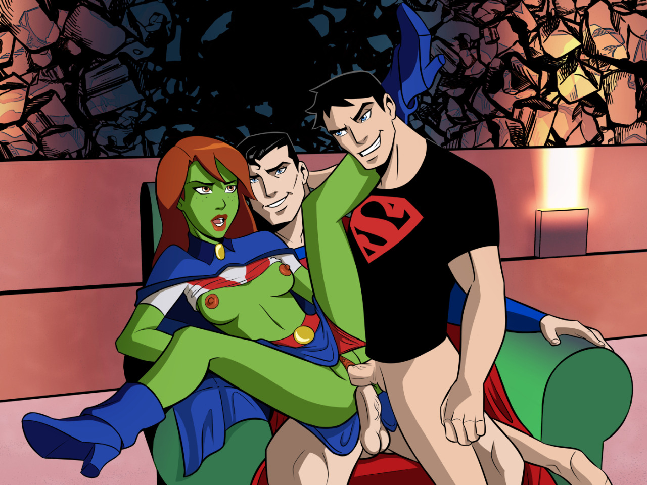 Superman Supergirl Superboy Porn - See, that's what the app is perfect for.