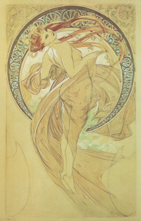 artemisdreaming:Studies for The Arts, 1898Alphonse MuchaSee...