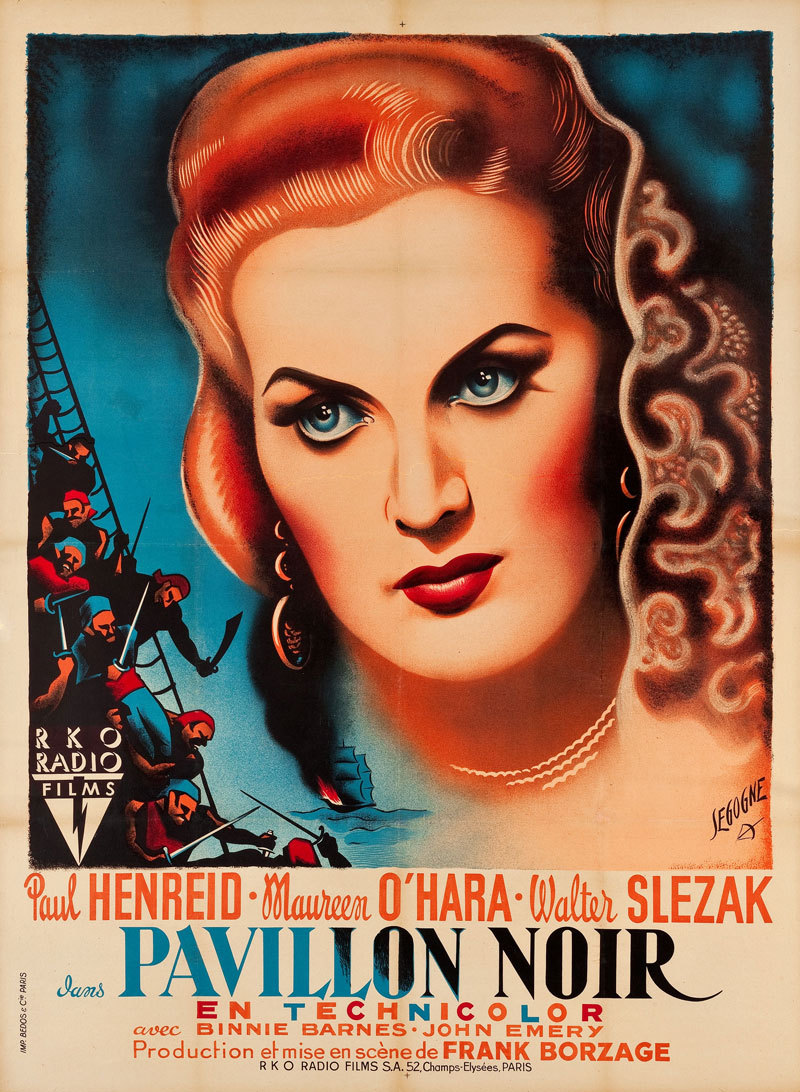 Movie Poster Of The Day — French Grande For The Spanish Main Frank Borzage