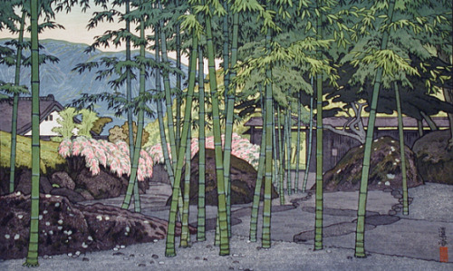 aleyma:Yoshida Toshi, Bamboo Garden, Hakone Museum, 1954...