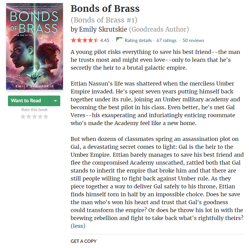 Get Book Bonds of brass ettian Free