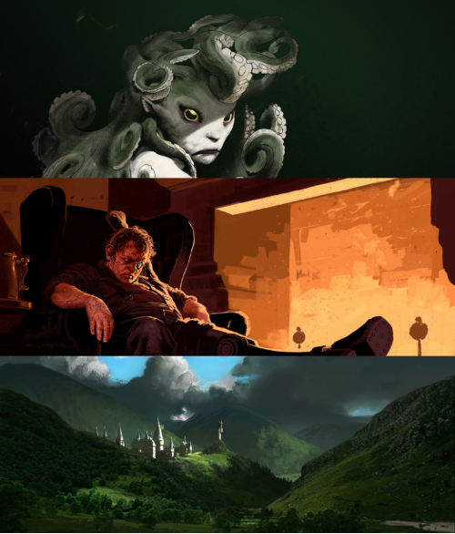 potterswheeezy:Harry Potter Film Concept Art by Adam...