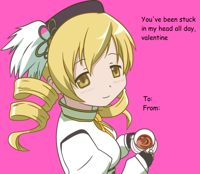 madoka magica valentines day cards