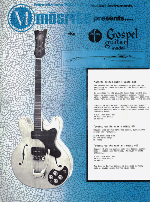 bushdog:(Gospel Guitars | Vintage Guitar® magazineから) 