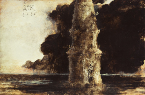 denisforkas:Study for Flooded Bell Tower II: An Imaginary...