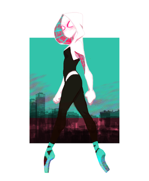 fara-arts:My girl Gwen with pointe shoes?End me now thank you...